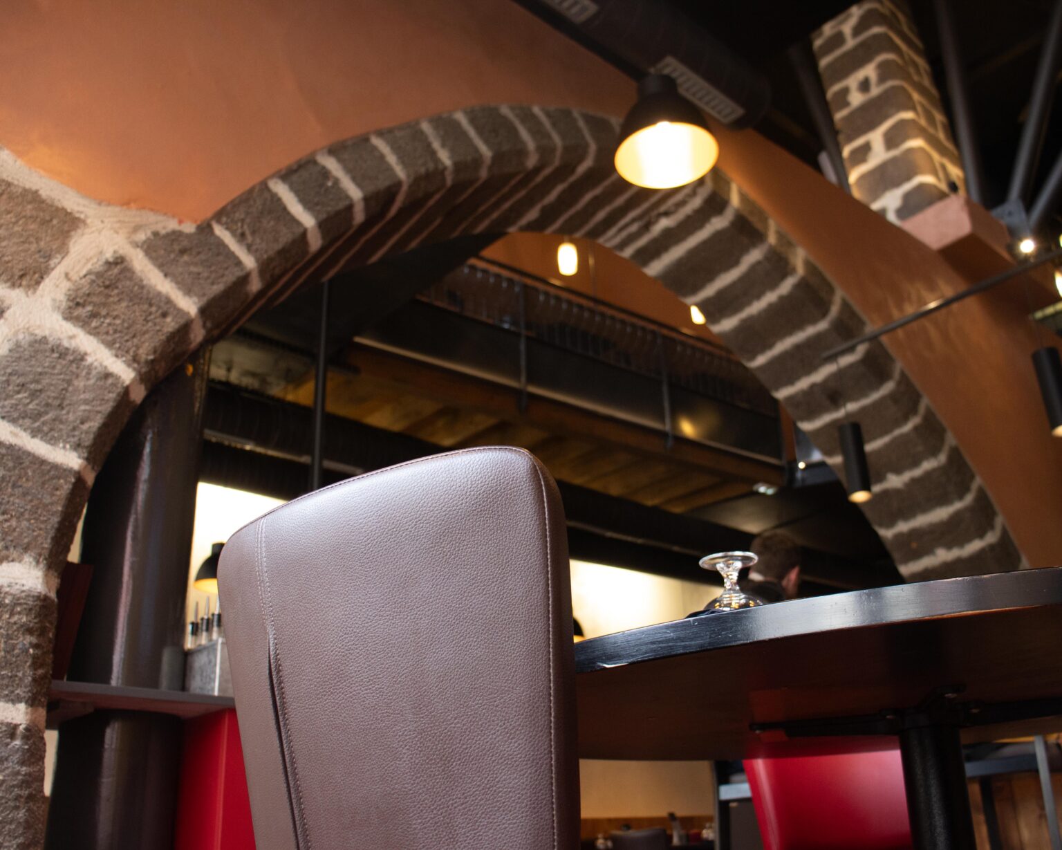 Arche historique dans le restaurant